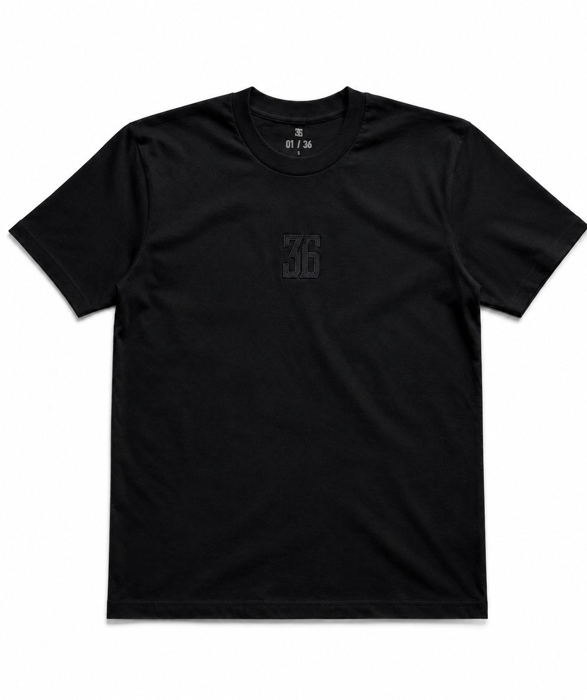 BLACK ON BLACK TEE — SS26